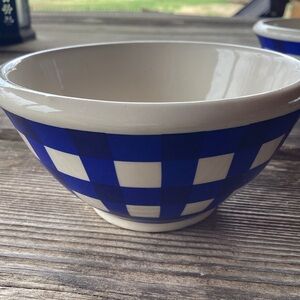 Grace’s Pantry Bowls in Blue and White - set of two